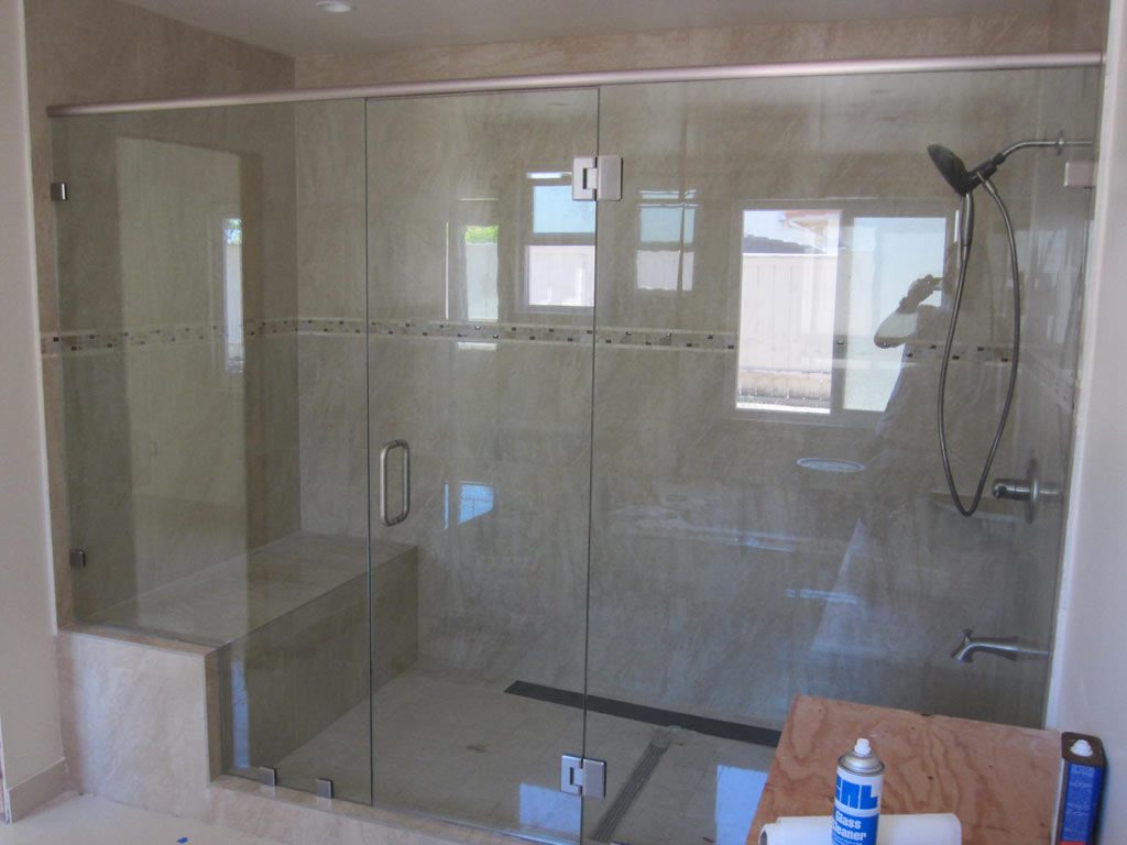 Large Shower Enclosure - Patriot Glass and Mirror | San Diego CA