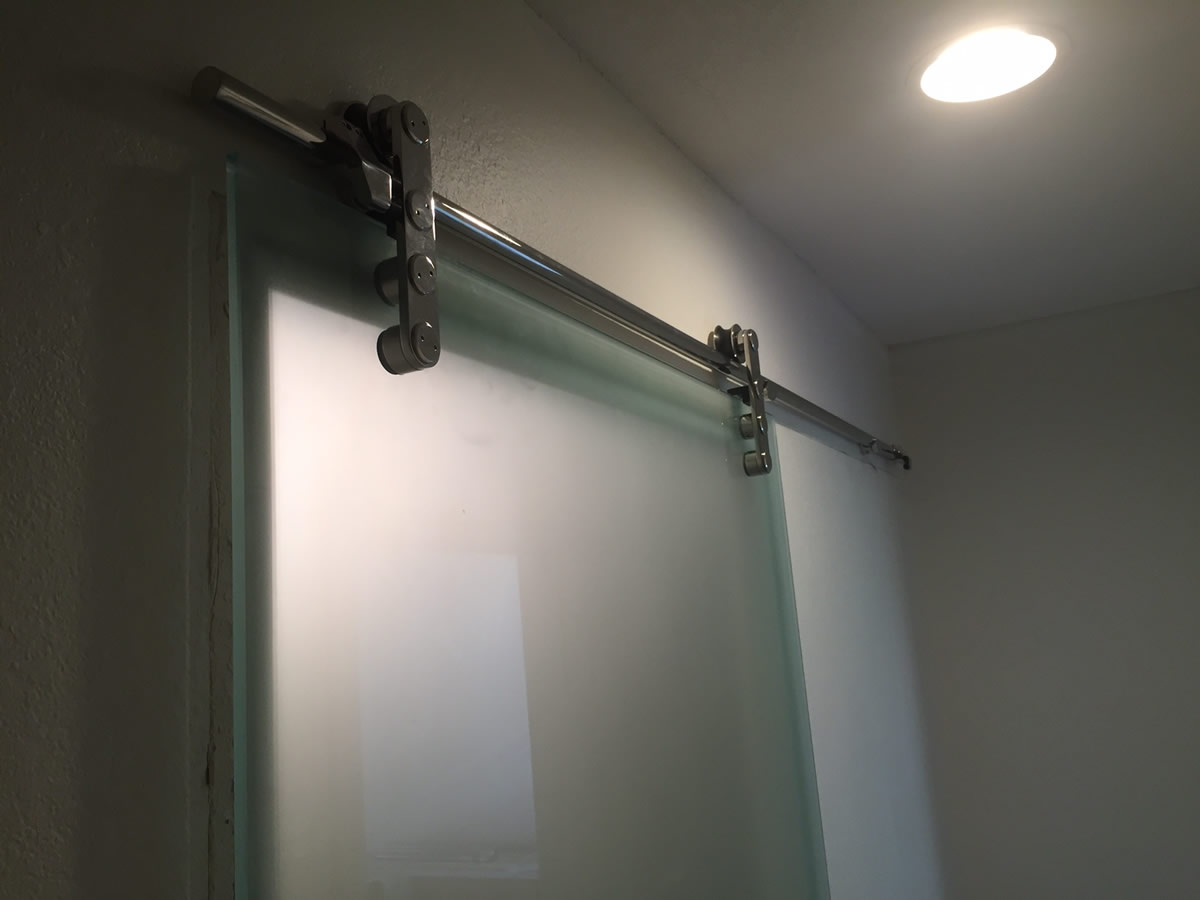 Glass Barn Door Installation Patriot Glass And Mirror