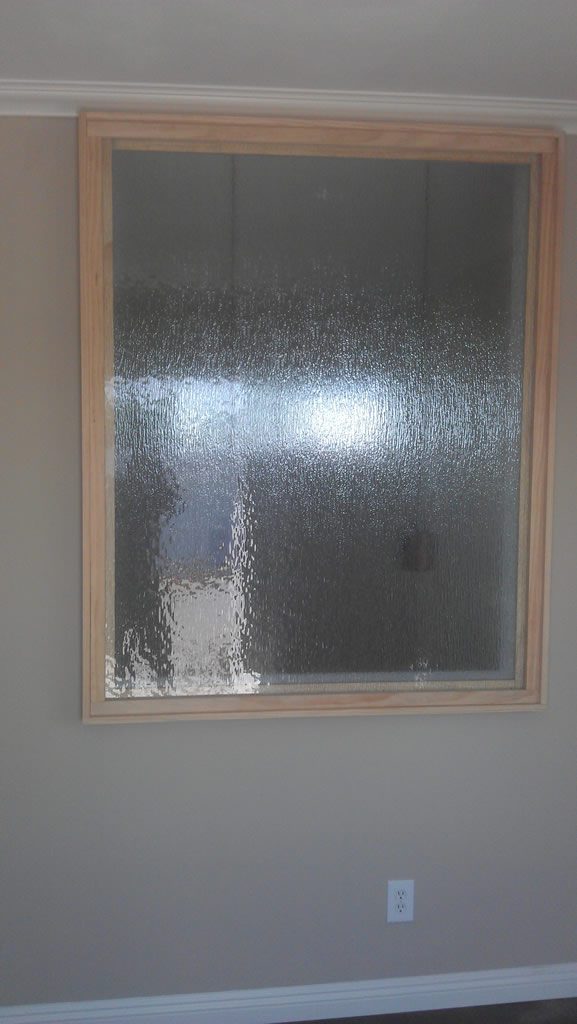 Rain Glass Partition San Diego - After