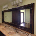 Custom Mirrors Installed With Wood Frames Rancho Santa Fe