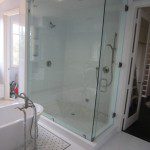 Very Large 1/2 Inch Frameless Glass Steam Shower Enclosure Del Mar