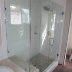 Framless Shower Enclosure With 90 Degree Return Panel La Mesa