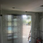 Rain Glass Install For Privacy
