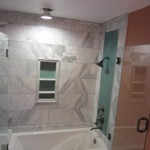 Glass Tub Shower Enclosure Installation