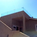 Point Loma Rooftop Deck Railing Installation