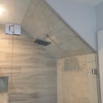 Custom Angled Wall Shower Enclosure