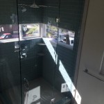Tall Glass 90 Degree Enclosure Install