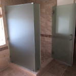 1/2 Inch Frosted Glass Shower Enclosure San Diego
