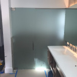 Half Inch Frosted Glass Divider Del Mar