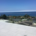 Contemporary Glass Railing Installed Point Loma
