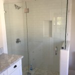 3/8 Glass Shower Enclosure With Chrome Hardware