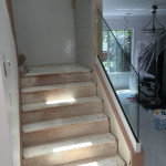 Custom Glass Loft And Stair Railing