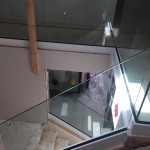 Modern Glass Railing Installation
