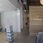 Custom Glass Office Wall Install San Diego