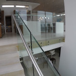 Custom Stainless Handrail And Glass Railing Design