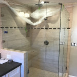 Custom Glass Miter Shower Enclosure San Diego