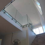 Glass Stair Railing With Stainless Steel Delmar