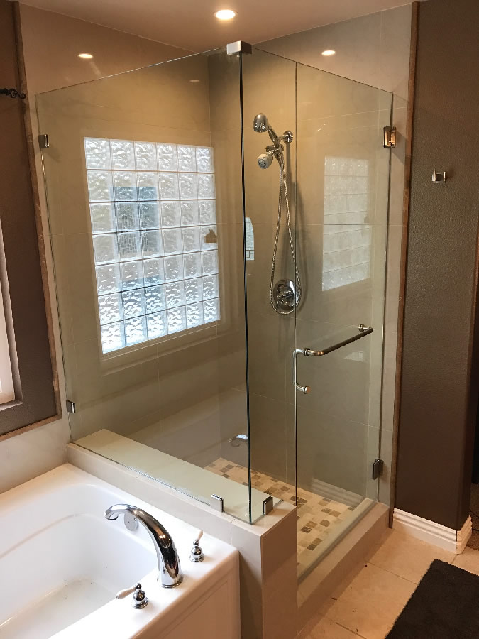Custom Shower Glass Install Poway CA