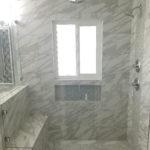 Notched Tempered Shower Glass