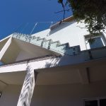 Installed Strong Tempered Glass Railing Del Mar