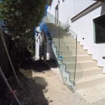 Tempered Glass Stair Railing Del Mar