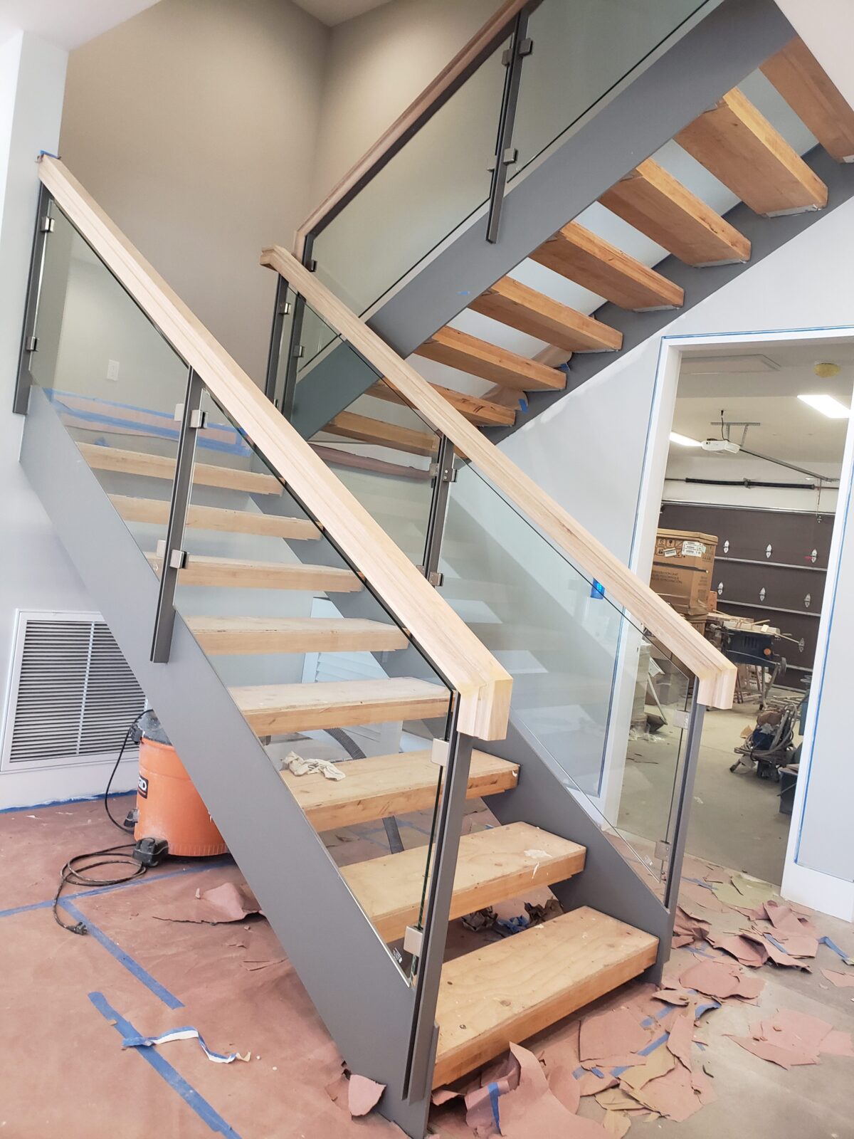 Coronado | Custom glass stairway railing