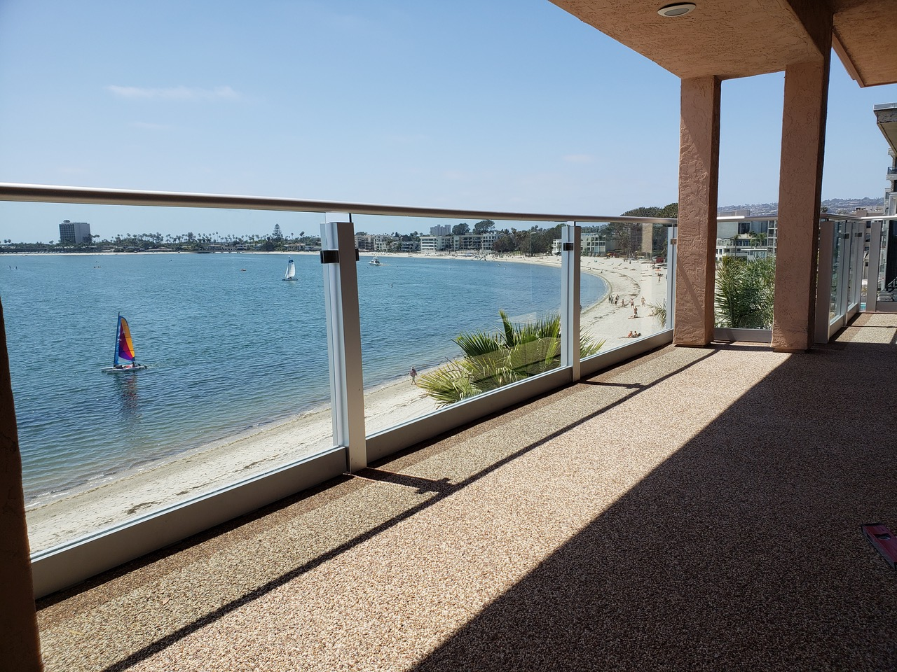 frameless glass shower enclosure