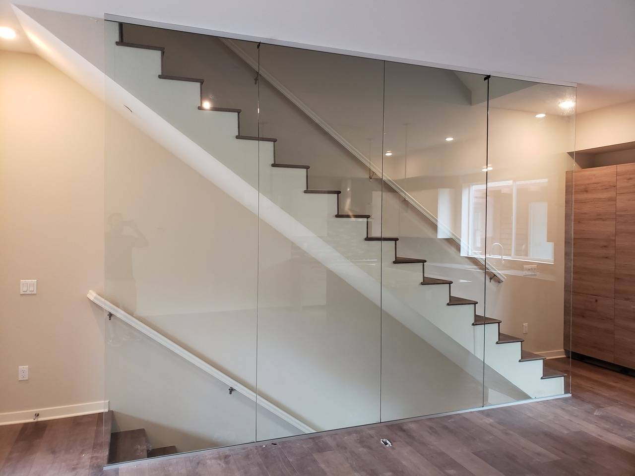 frameless glass shower enclosure