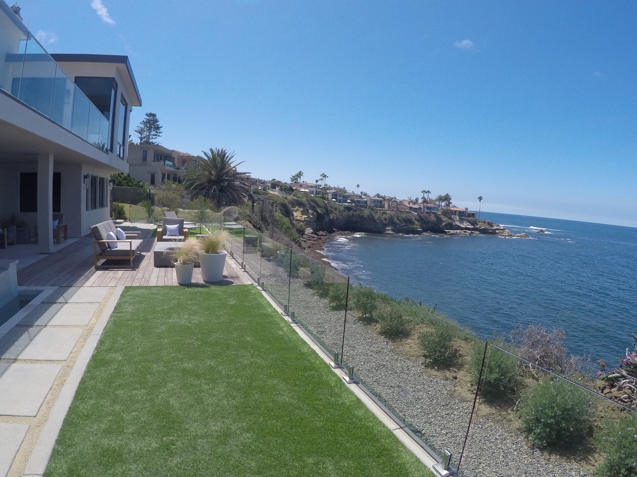 frameless glass shower enclosure